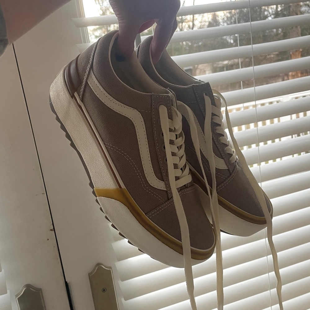 Low top platform Vans - Old Skool Stacked Shoe